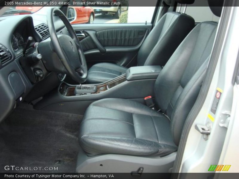 Brilliant Silver Metallic / Ash 2005 Mercedes-Benz ML 350 4Matic