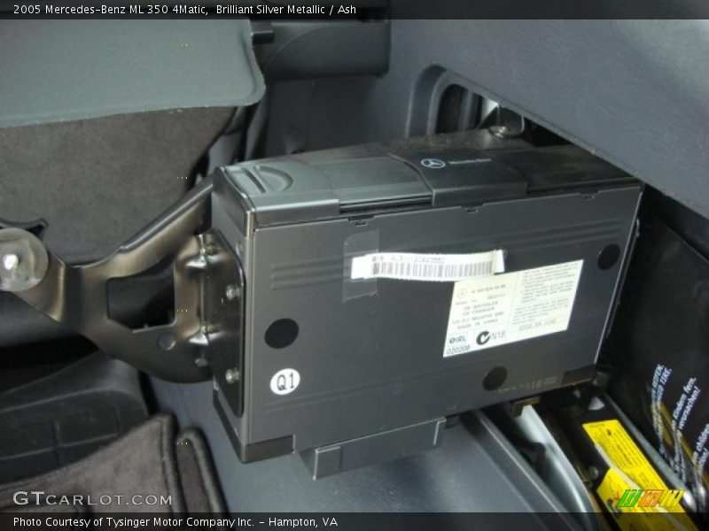 Brilliant Silver Metallic / Ash 2005 Mercedes-Benz ML 350 4Matic