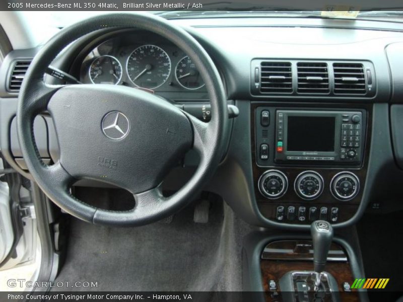 Brilliant Silver Metallic / Ash 2005 Mercedes-Benz ML 350 4Matic