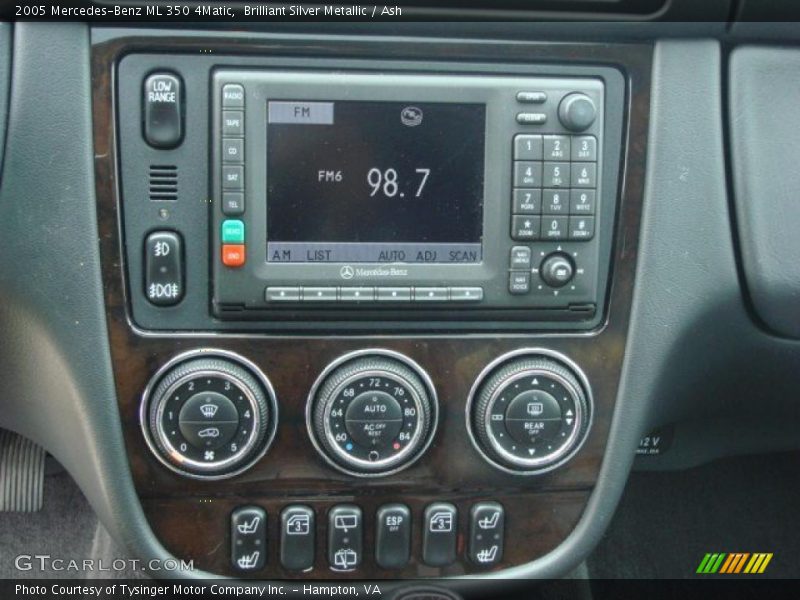 Brilliant Silver Metallic / Ash 2005 Mercedes-Benz ML 350 4Matic