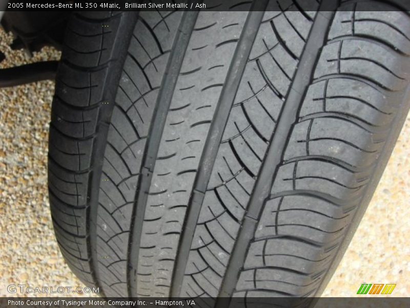 Brilliant Silver Metallic / Ash 2005 Mercedes-Benz ML 350 4Matic