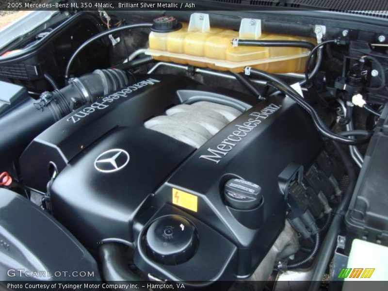 Brilliant Silver Metallic / Ash 2005 Mercedes-Benz ML 350 4Matic