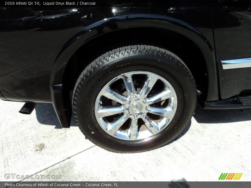 Liquid Onyx Black / Charcoal 2009 Infiniti QX 56