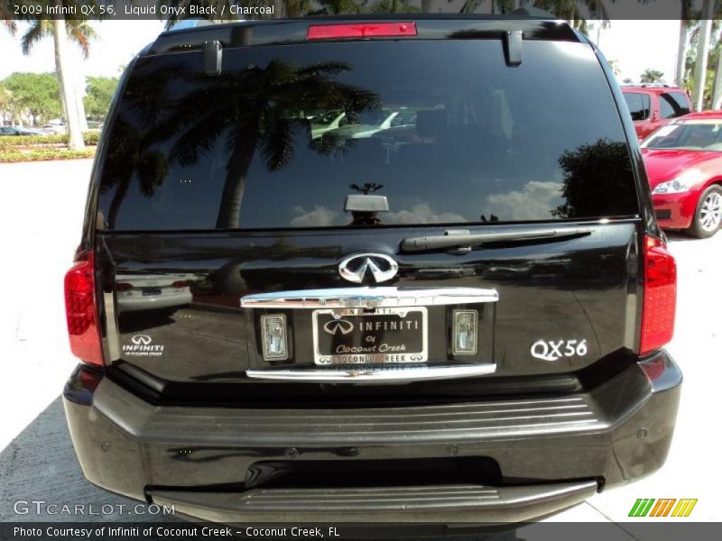 Liquid Onyx Black / Charcoal 2009 Infiniti QX 56