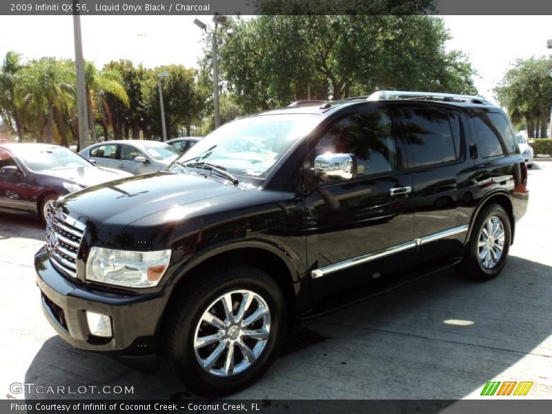 Front 3/4 View of 2009 QX 56