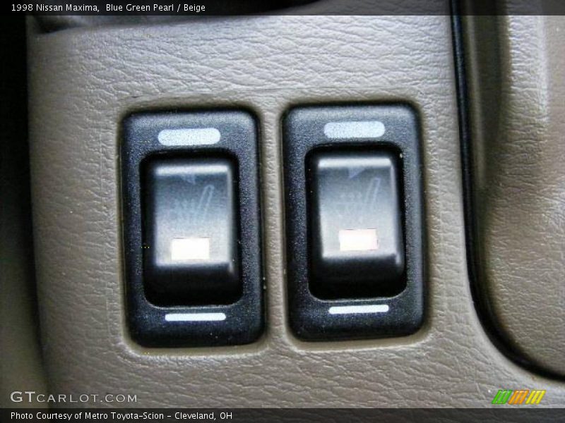 Blue Green Pearl / Beige 1998 Nissan Maxima