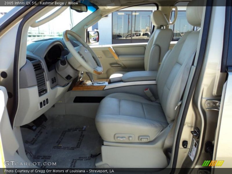  2005 QX 56 Willow Interior