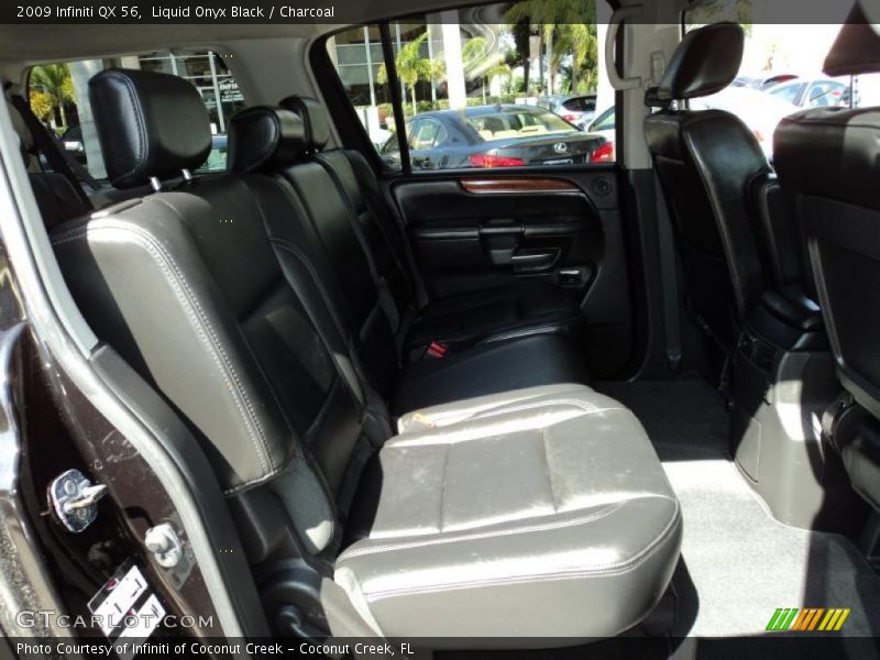Liquid Onyx Black / Charcoal 2009 Infiniti QX 56