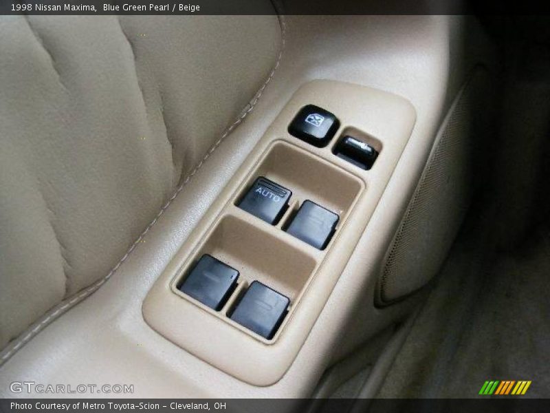 Blue Green Pearl / Beige 1998 Nissan Maxima