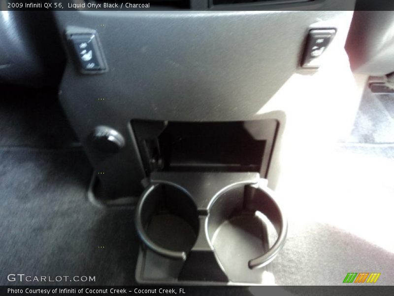 Liquid Onyx Black / Charcoal 2009 Infiniti QX 56
