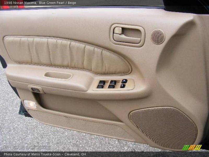 Blue Green Pearl / Beige 1998 Nissan Maxima