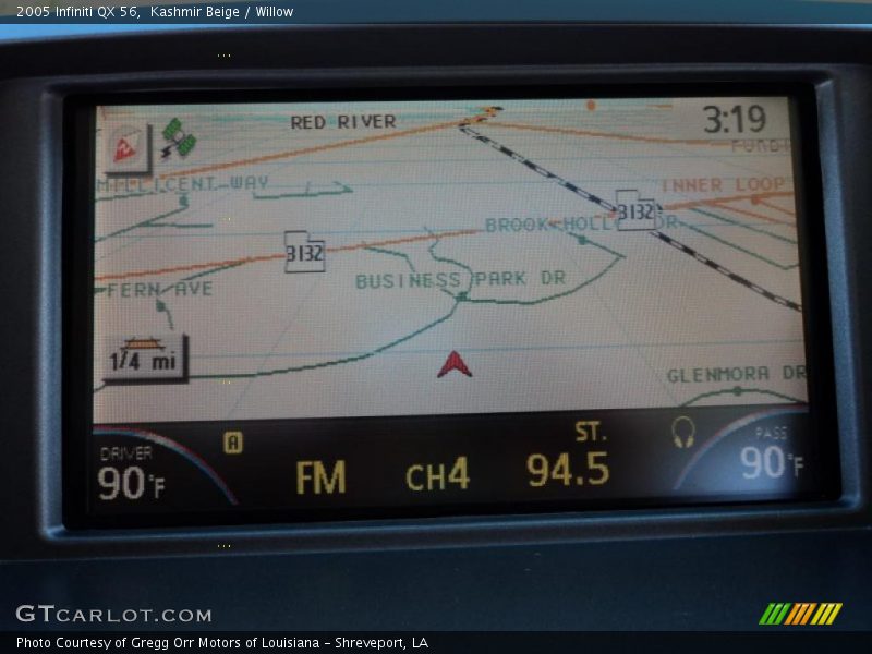 Navigation of 2005 QX 56