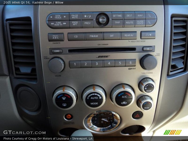 Controls of 2005 QX 56