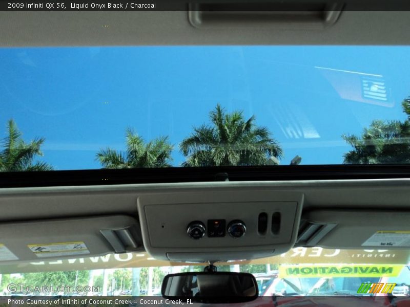 Liquid Onyx Black / Charcoal 2009 Infiniti QX 56