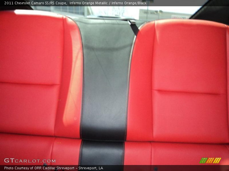 Inferno Orange Metallic / Inferno Orange/Black 2011 Chevrolet Camaro SS/RS Coupe