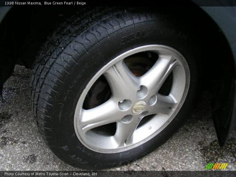 Blue Green Pearl / Beige 1998 Nissan Maxima