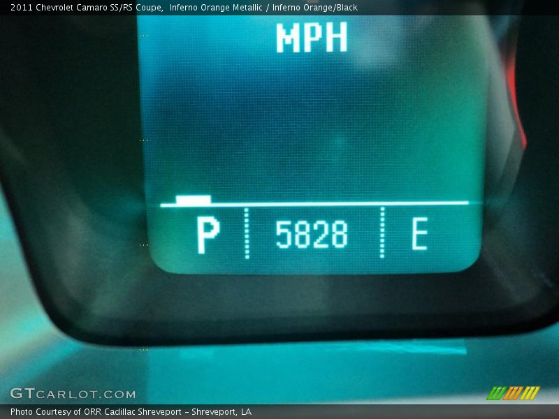 Inferno Orange Metallic / Inferno Orange/Black 2011 Chevrolet Camaro SS/RS Coupe