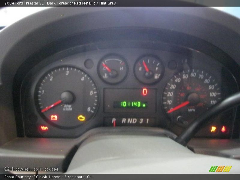 Dark Toreador Red Metallic / Flint Grey 2004 Ford Freestar SE