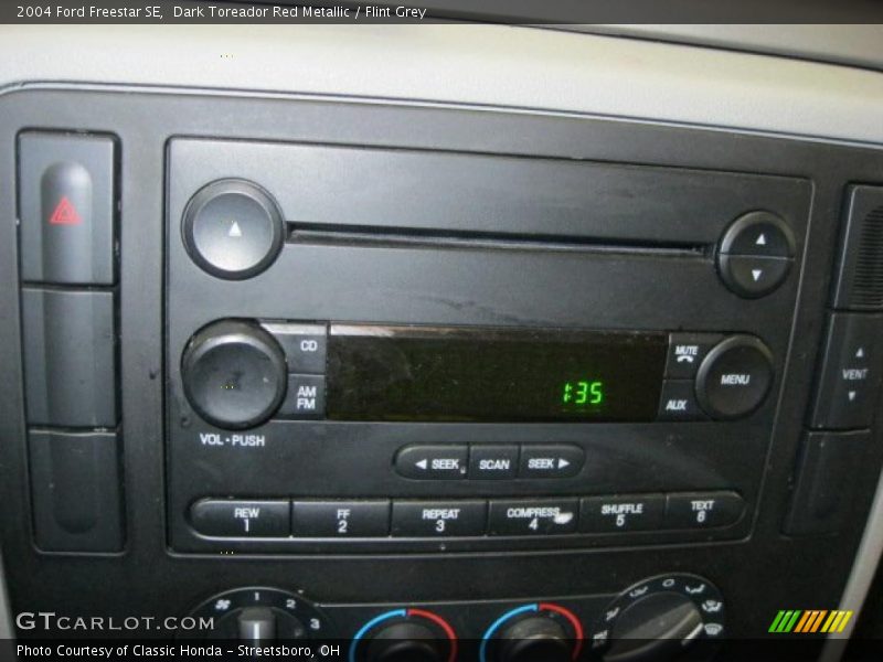Controls of 2004 Freestar SE