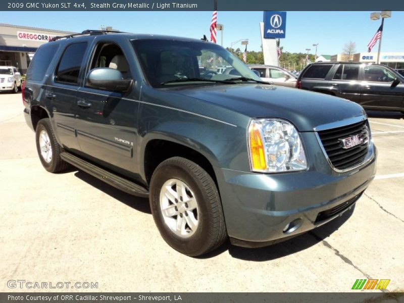 Stealth Gray Metallic / Light Titanium 2009 GMC Yukon SLT 4x4