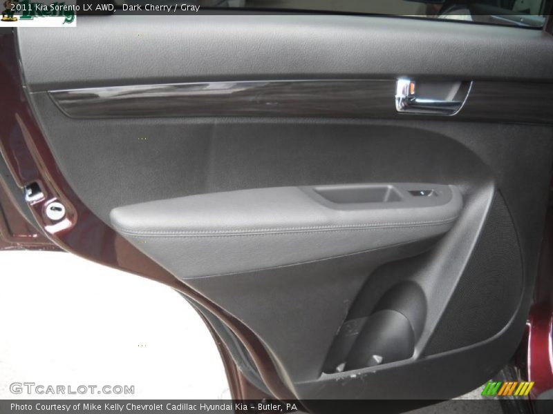 Dark Cherry / Gray 2011 Kia Sorento LX AWD