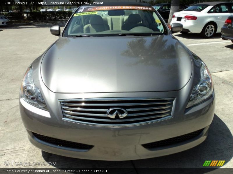  2008 G 37 Coupe Platinum Graphite Gray