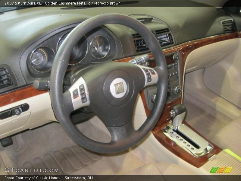 Golden Cashmere Metallic / Morocco Brown 2007 Saturn Aura XE