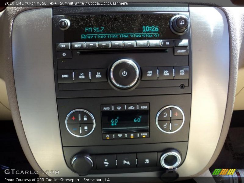 Summit White / Cocoa/Light Cashmere 2010 GMC Yukon XL SLT 4x4