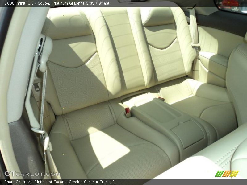 Platinum Graphite Gray / Wheat 2008 Infiniti G 37 Coupe
