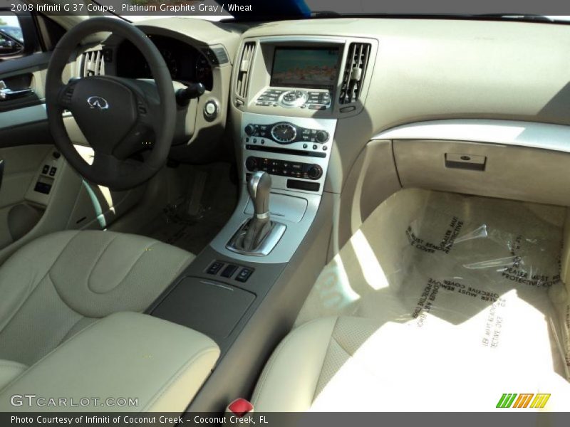 Platinum Graphite Gray / Wheat 2008 Infiniti G 37 Coupe