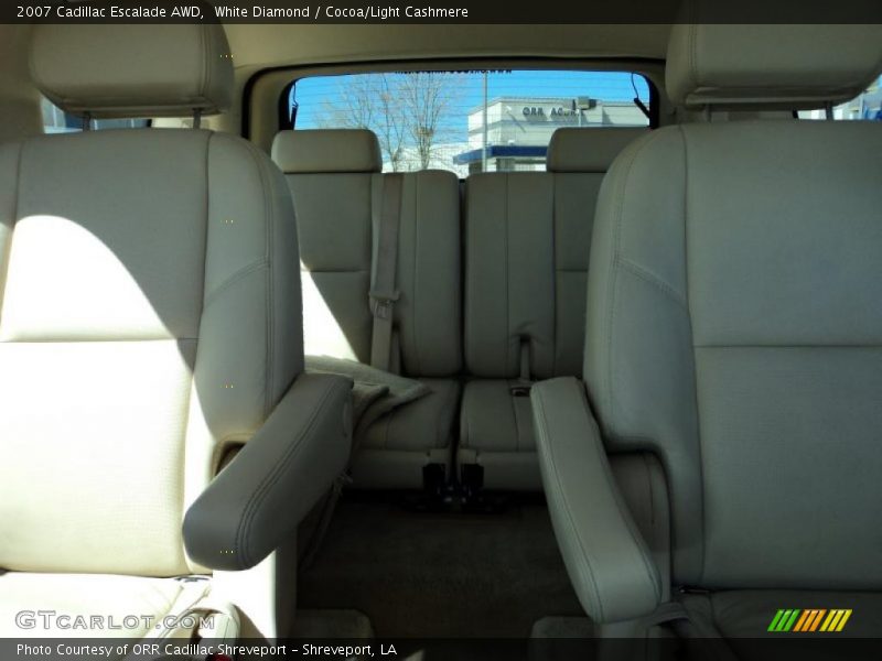 White Diamond / Cocoa/Light Cashmere 2007 Cadillac Escalade AWD