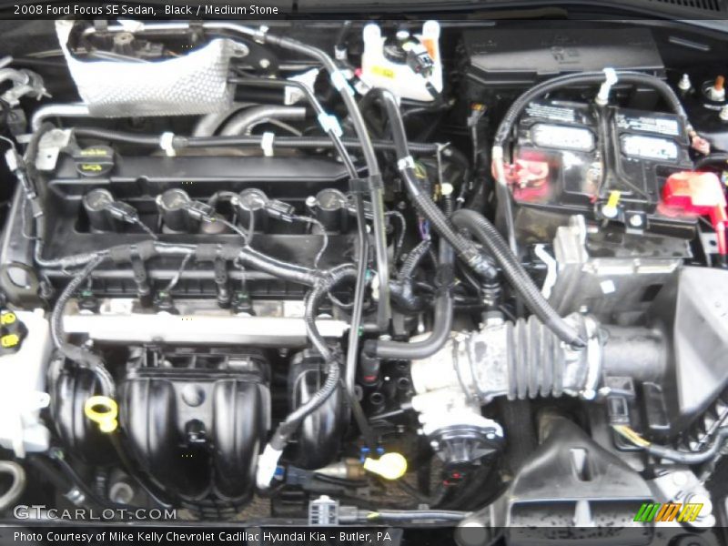 Black / Medium Stone 2008 Ford Focus SE Sedan