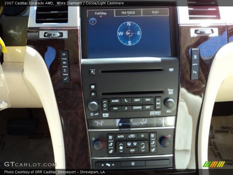 White Diamond / Cocoa/Light Cashmere 2007 Cadillac Escalade AWD