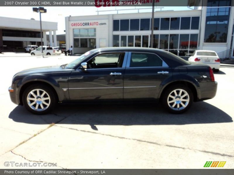Steel Blue Metallic / Dark Slate Gray/Light Slate Gray 2007 Chrysler 300 C HEMI