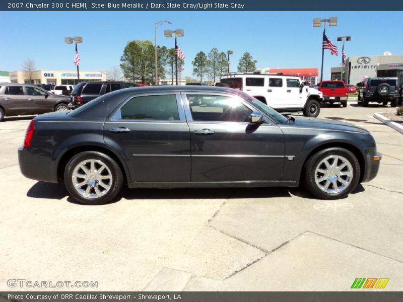 Steel Blue Metallic / Dark Slate Gray/Light Slate Gray 2007 Chrysler 300 C HEMI