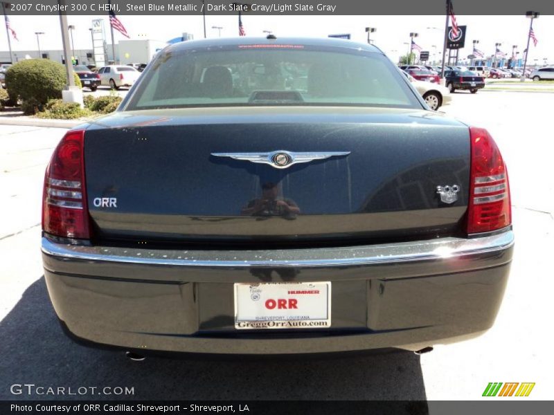 Steel Blue Metallic / Dark Slate Gray/Light Slate Gray 2007 Chrysler 300 C HEMI