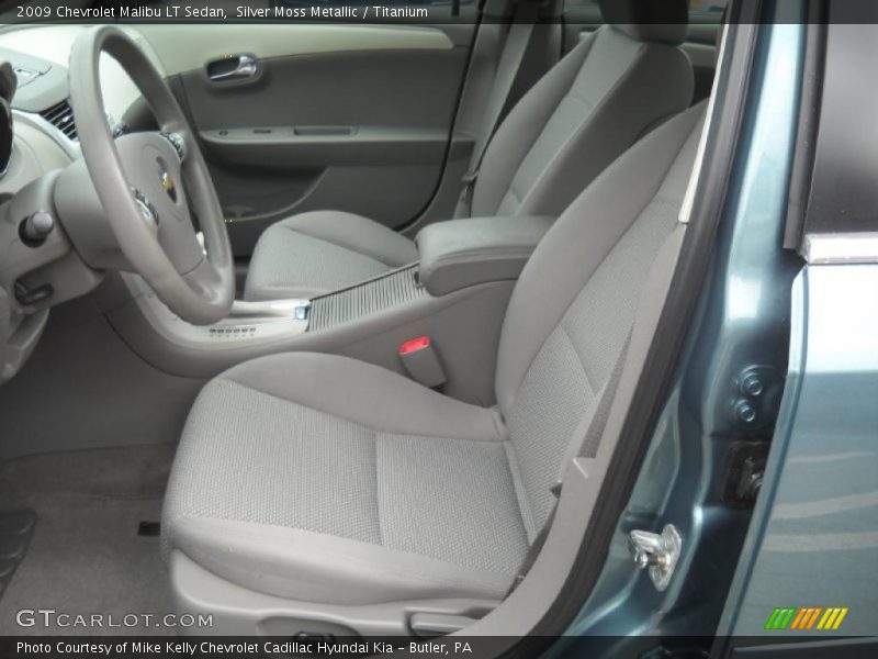Silver Moss Metallic / Titanium 2009 Chevrolet Malibu LT Sedan