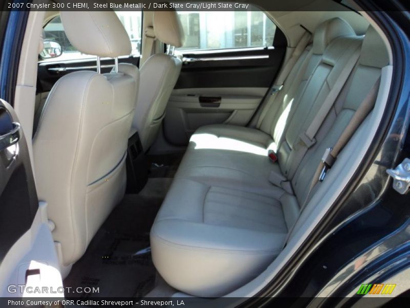 Steel Blue Metallic / Dark Slate Gray/Light Slate Gray 2007 Chrysler 300 C HEMI