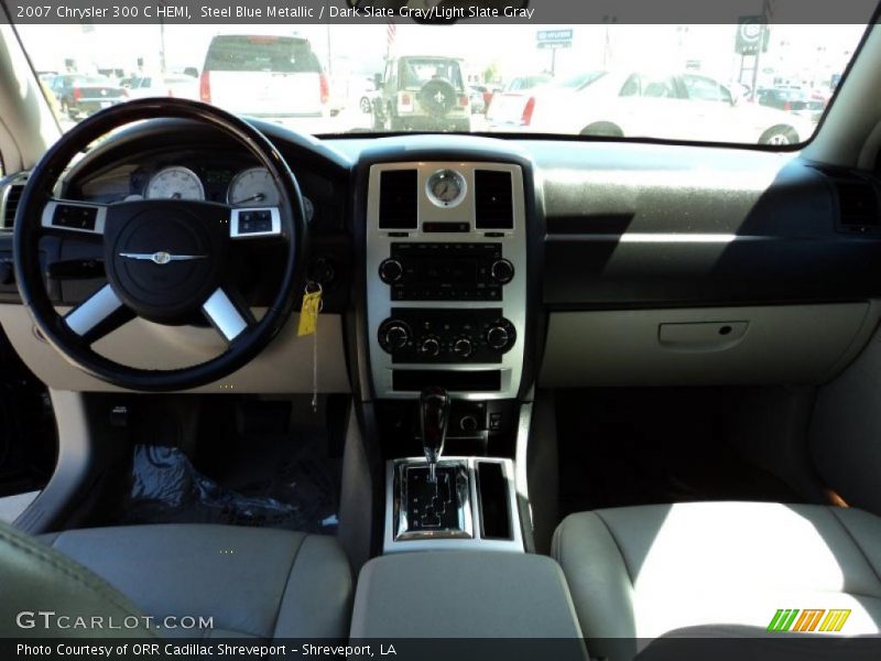 Steel Blue Metallic / Dark Slate Gray/Light Slate Gray 2007 Chrysler 300 C HEMI