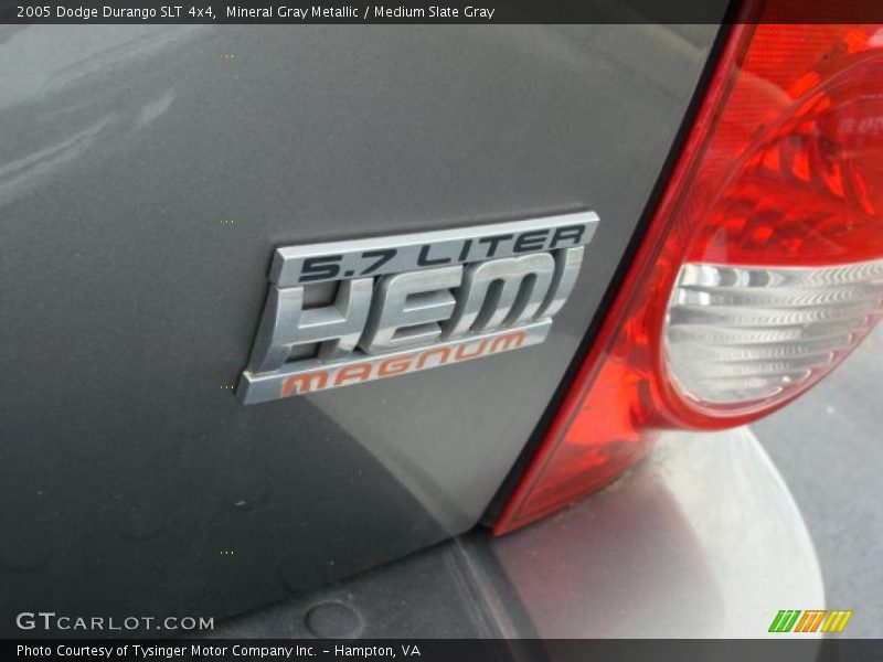 Mineral Gray Metallic / Medium Slate Gray 2005 Dodge Durango SLT 4x4