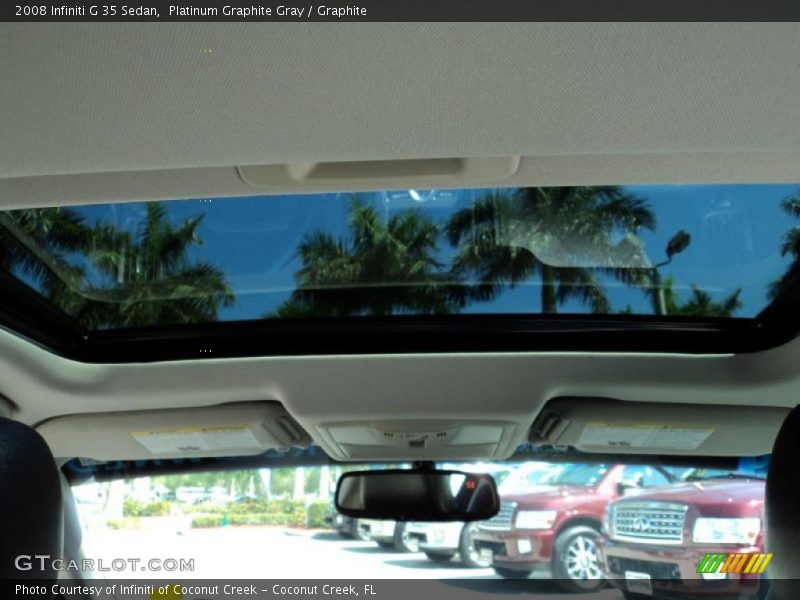 Platinum Graphite Gray / Graphite 2008 Infiniti G 35 Sedan