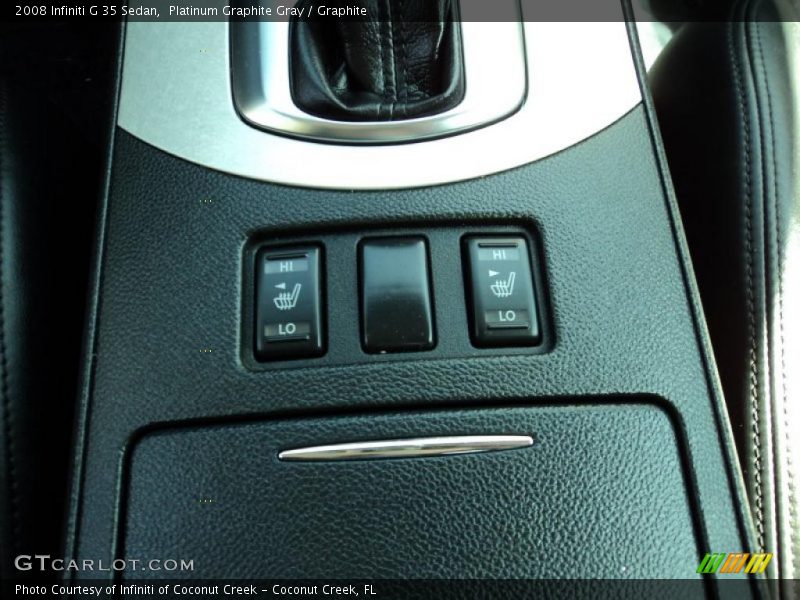Platinum Graphite Gray / Graphite 2008 Infiniti G 35 Sedan