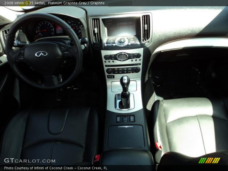 Platinum Graphite Gray / Graphite 2008 Infiniti G 35 Sedan