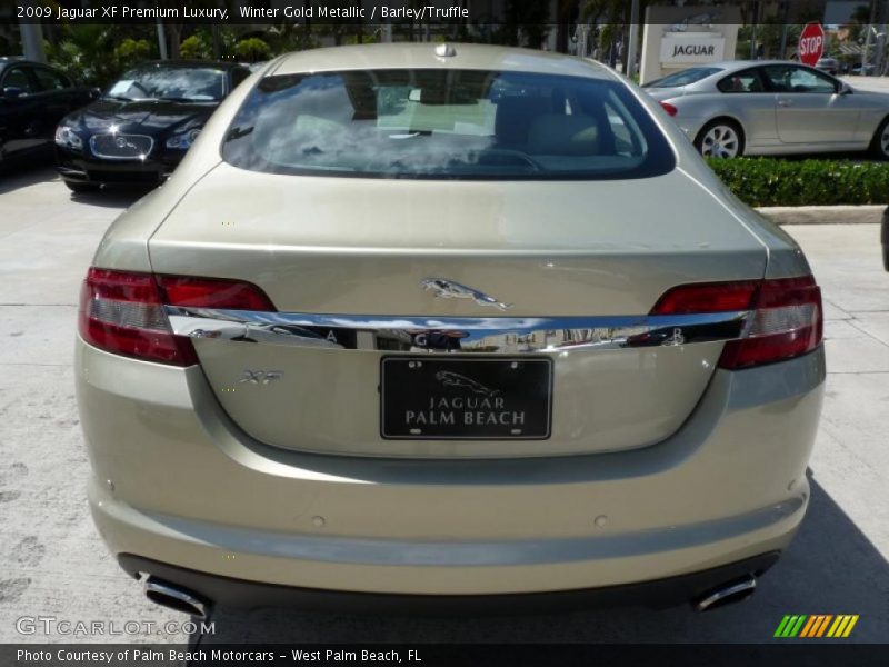 Winter Gold Metallic / Barley/Truffle 2009 Jaguar XF Premium Luxury