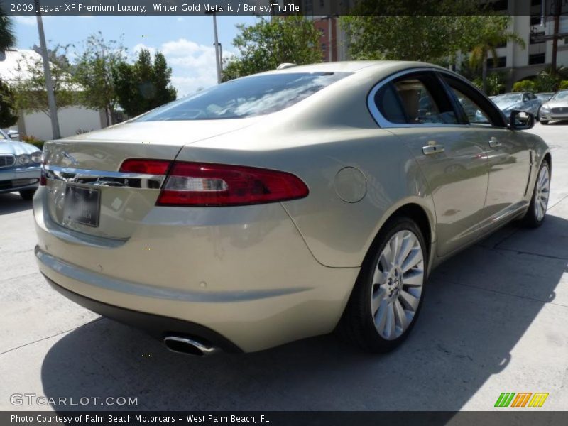 Winter Gold Metallic / Barley/Truffle 2009 Jaguar XF Premium Luxury