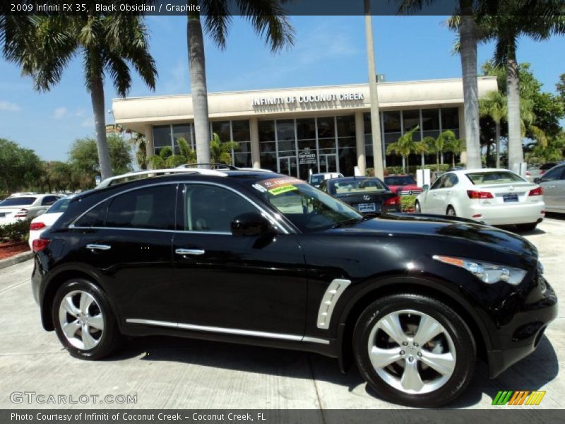 Black Obsidian / Graphite 2009 Infiniti FX 35