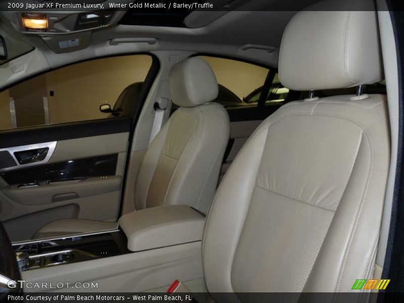 Winter Gold Metallic / Barley/Truffle 2009 Jaguar XF Premium Luxury
