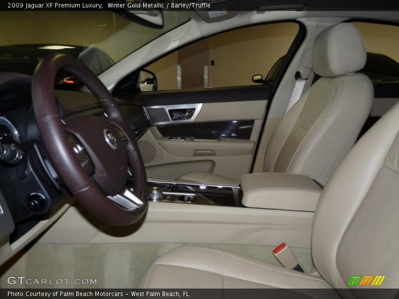 Winter Gold Metallic / Barley/Truffle 2009 Jaguar XF Premium Luxury