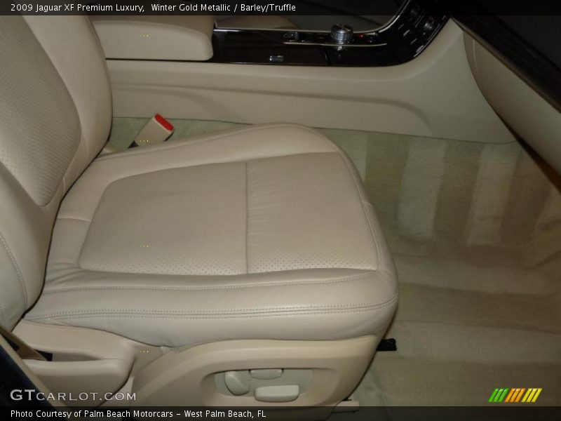 Winter Gold Metallic / Barley/Truffle 2009 Jaguar XF Premium Luxury