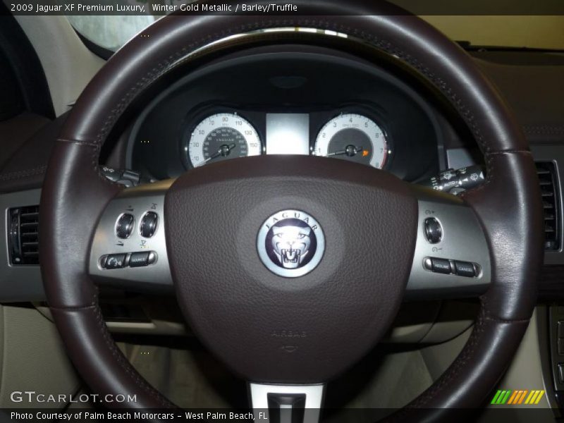 Winter Gold Metallic / Barley/Truffle 2009 Jaguar XF Premium Luxury